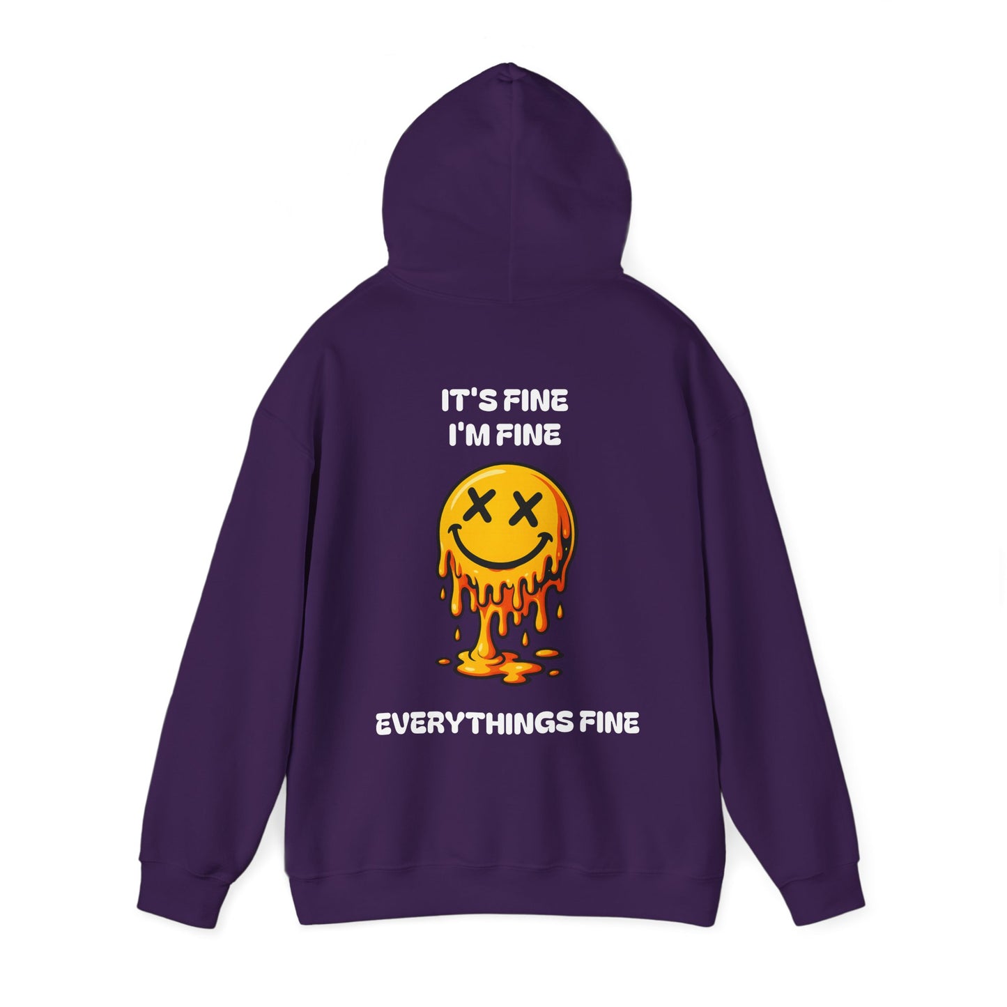 It’s Fine I’m Fine Everything Is Fine Zip Hoodie – Funny Zip Up Sweatshirt