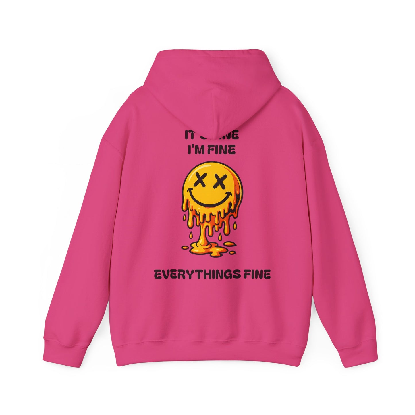 It’s Fine I’m Fine Everything Is Fine Zip Hoodie – Funny Zip Up Sweatshirt