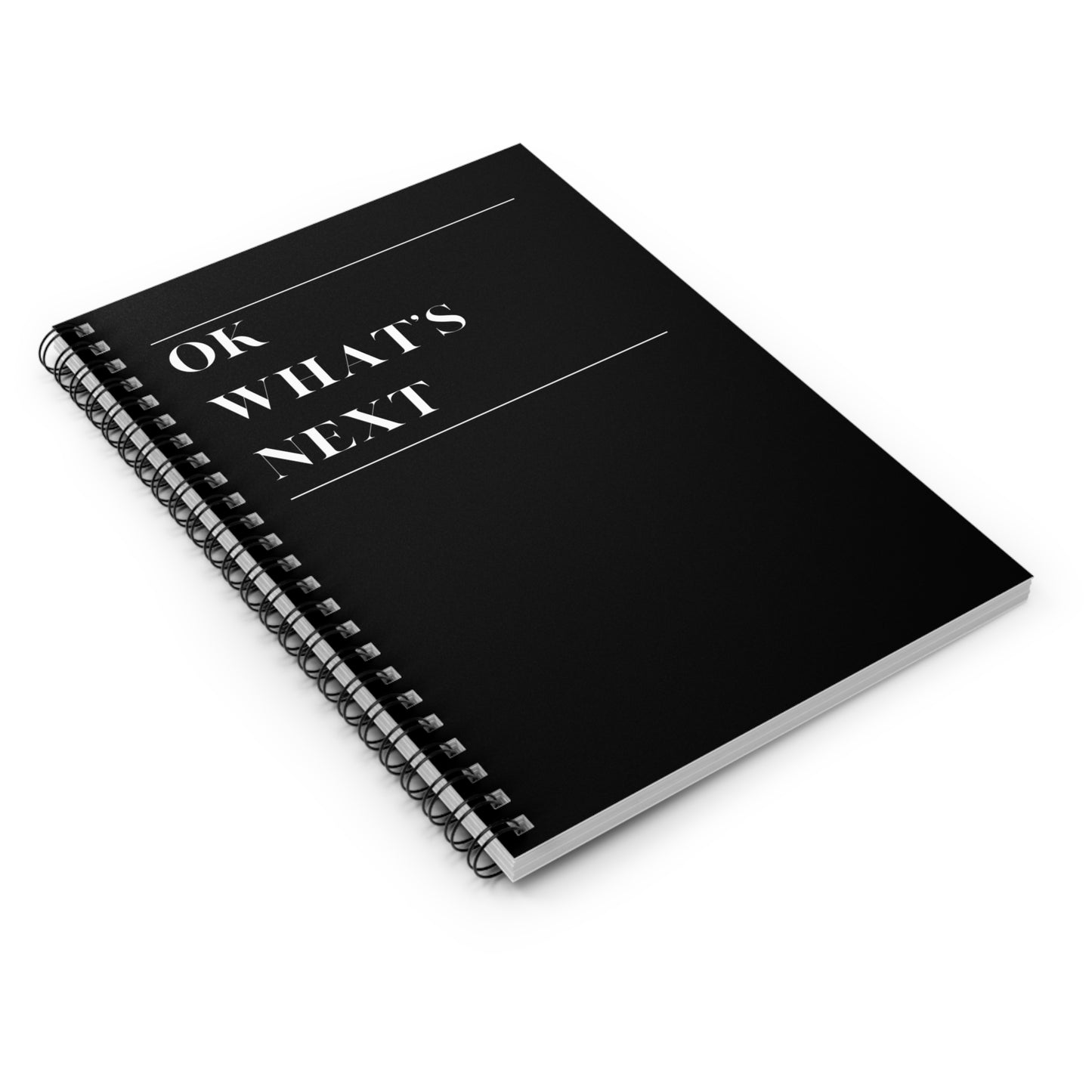 Personalized West Wing Journal – “OK, What’s Next?” Inspirational Notebook for Fans of The West Wing