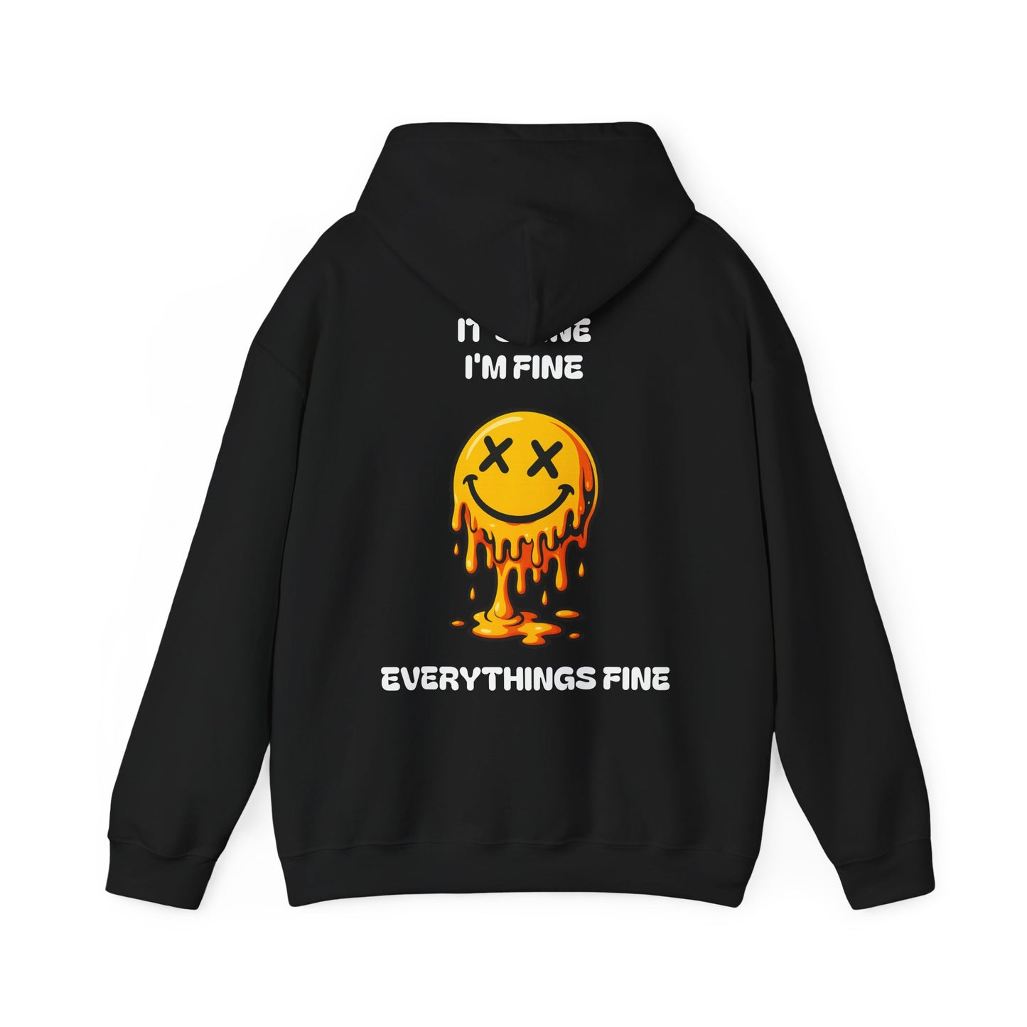It’s Fine I’m Fine Everything Is Fine Zip Hoodie – Funny Zip Up Sweatshirt