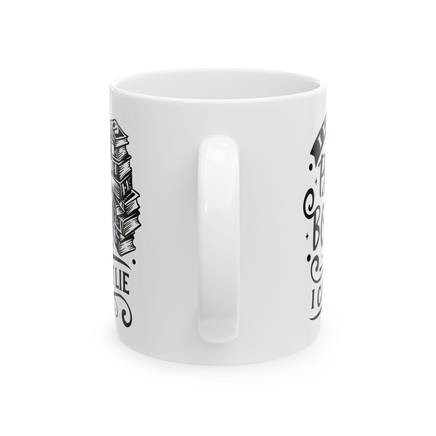 I Like Big Books and I Cannot Lie Mug – Funny Coffee Cup for Book Lovers and Readers