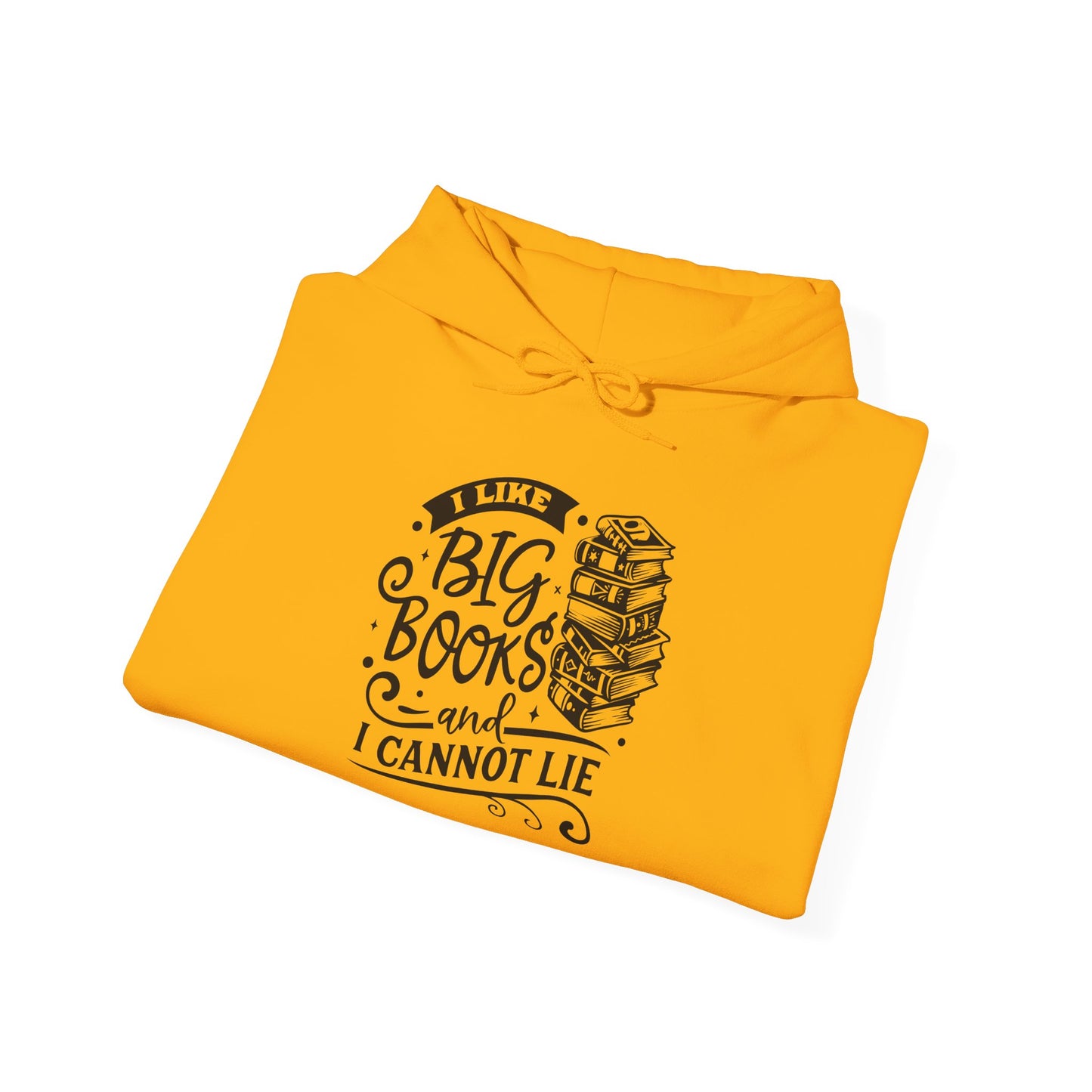 I Like Big Books and I Cannot Lie Hoodie β Cozy Funny Sweatshirt for Bibliophiles and Bookworms