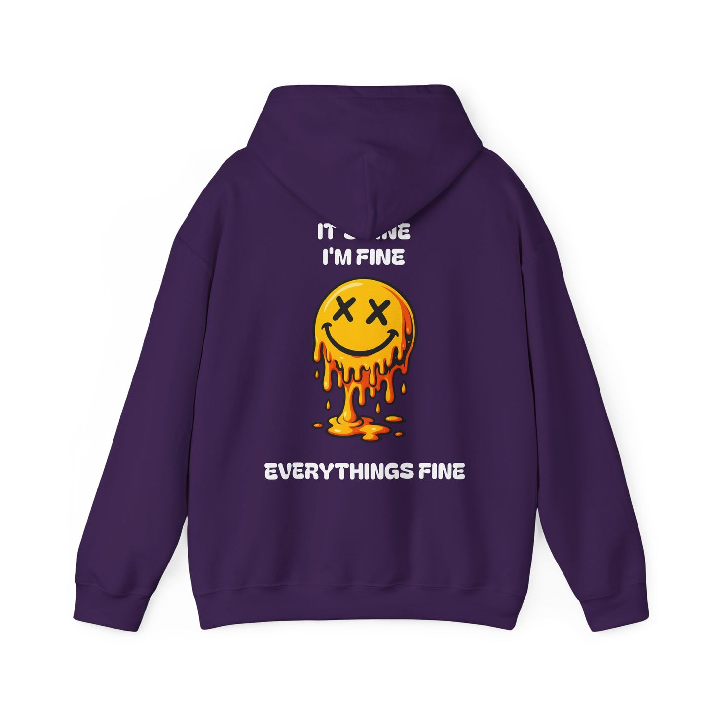 It’s Fine I’m Fine Everything Is Fine Zip Hoodie – Funny Zip Up Sweatshirt
