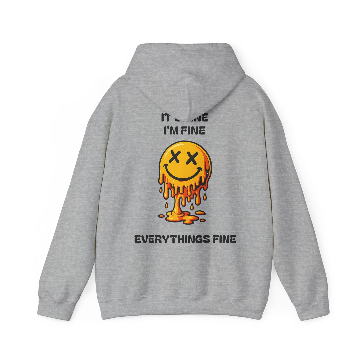 It’s Fine I’m Fine Everything Is Fine Zip Hoodie – Funny Zip Up Sweatshirt