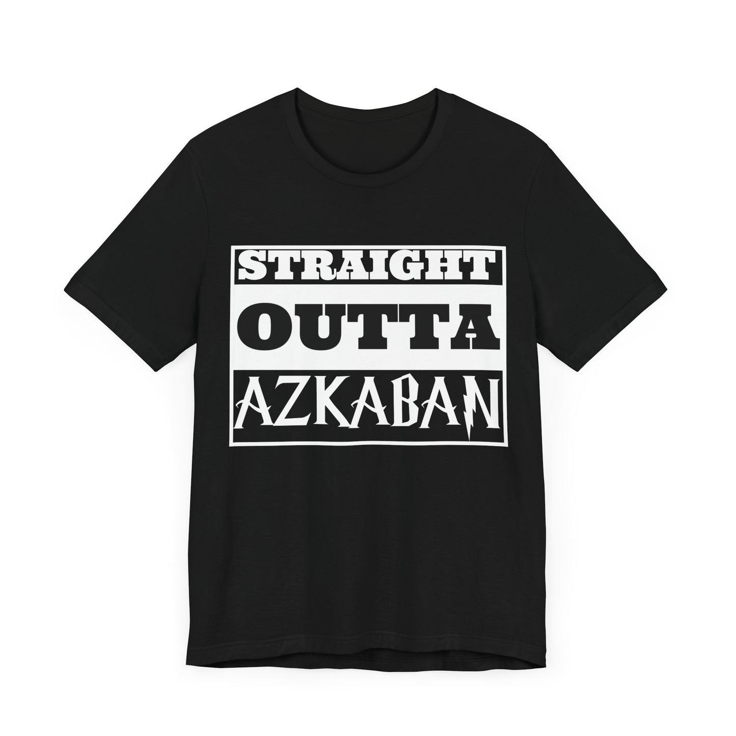 Straight Outta Azkaban T-Shirt – Funny Wizard-Inspired Tee for Potterheads and Fantasy Fans