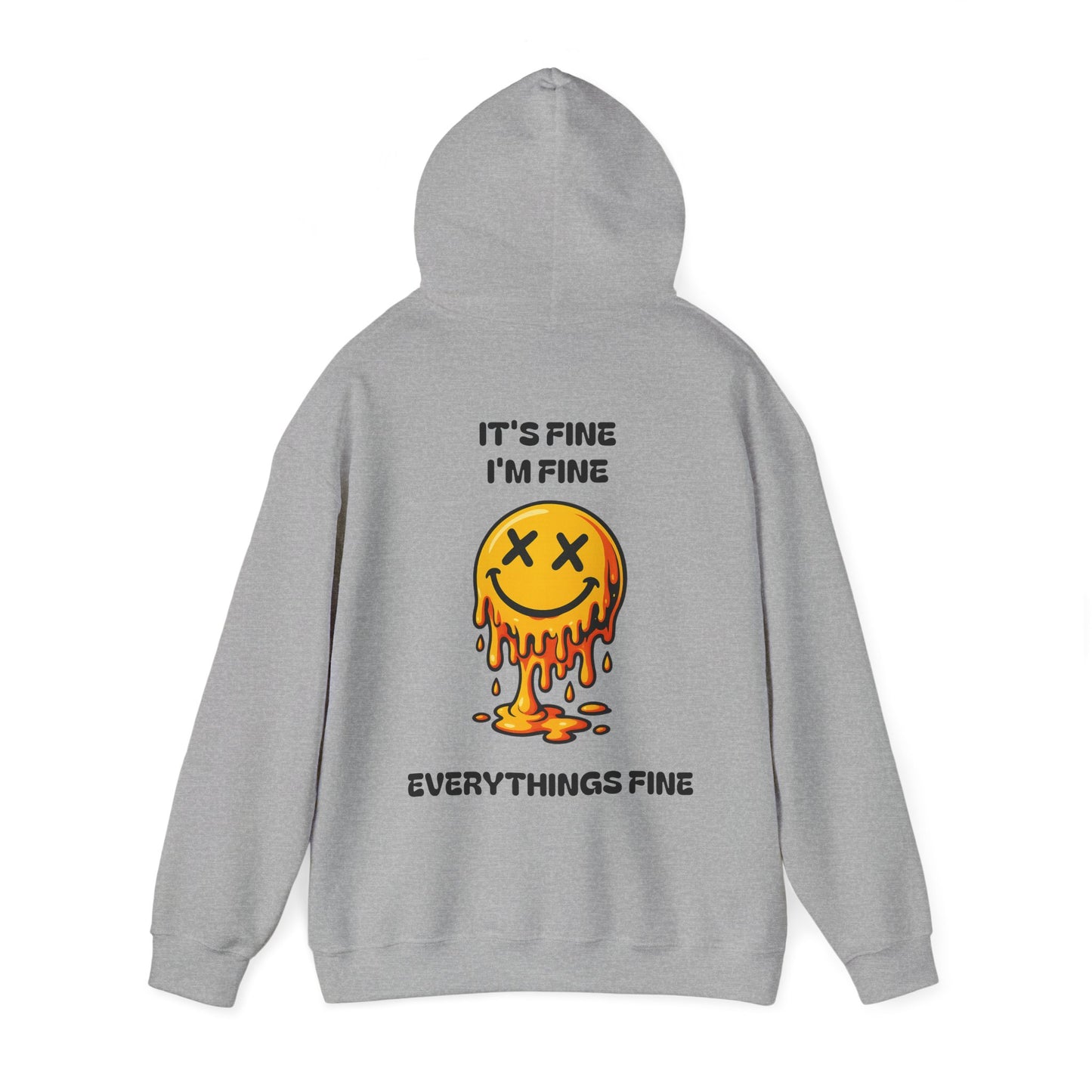 It’s Fine I’m Fine Everything Is Fine Zip Hoodie – Funny Zip Up Sweatshirt