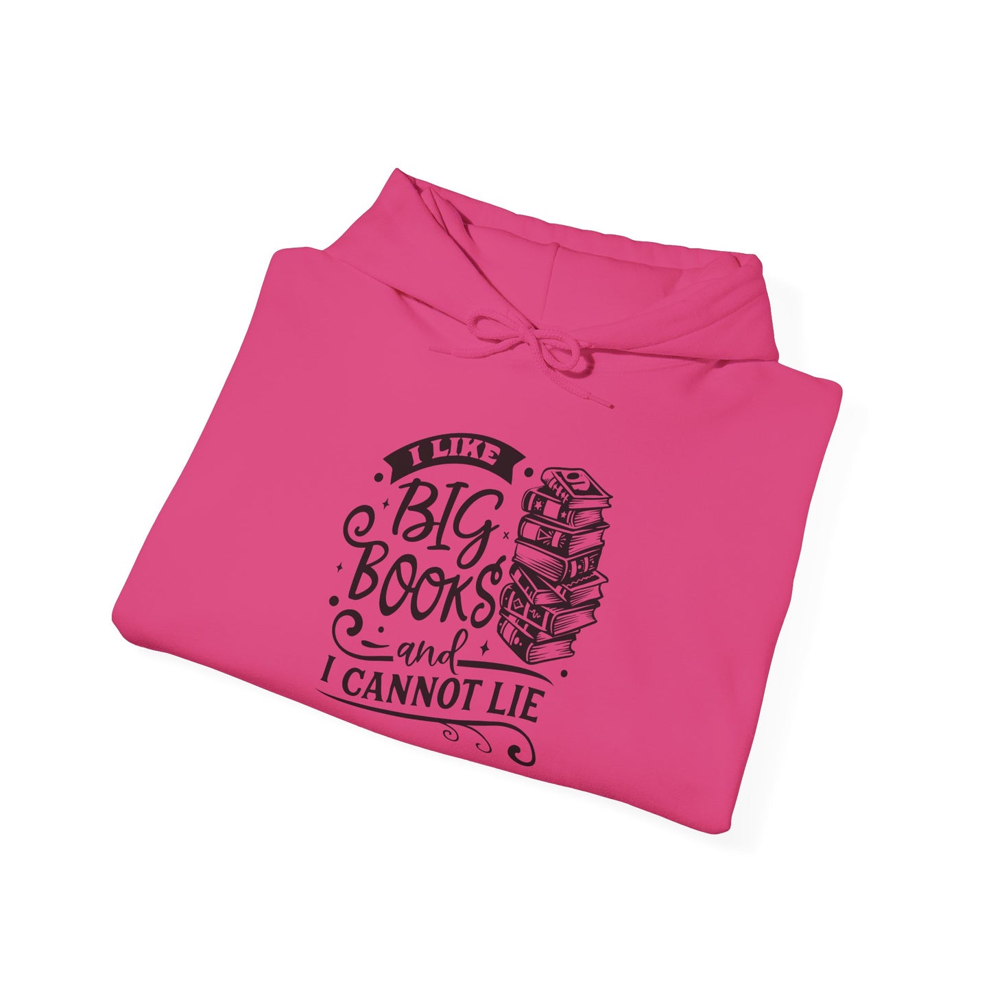 I Like Big Books and I Cannot Lie Hoodie β Cozy Funny Sweatshirt for Bibliophiles and Bookworms