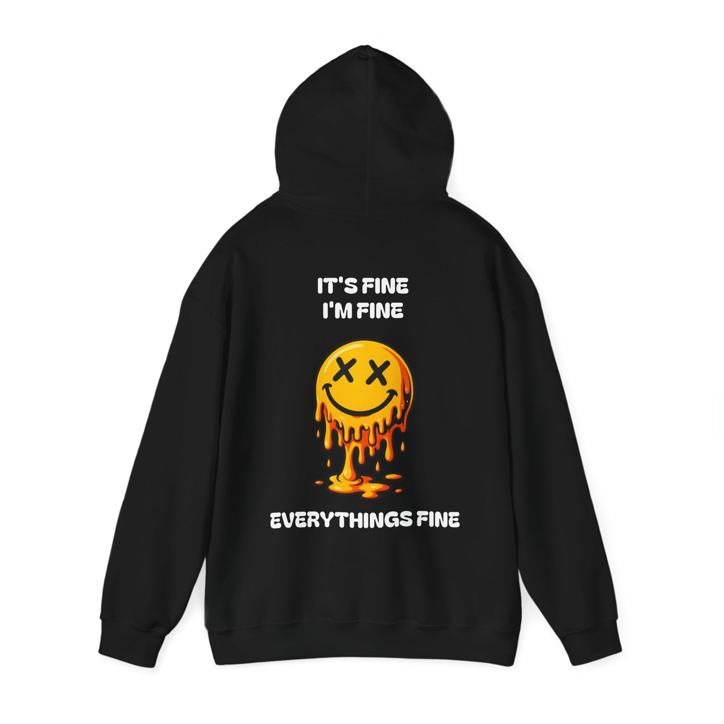 It’s Fine I’m Fine Everything Is Fine Zip Hoodie – Funny Zip Up Sweatshirt