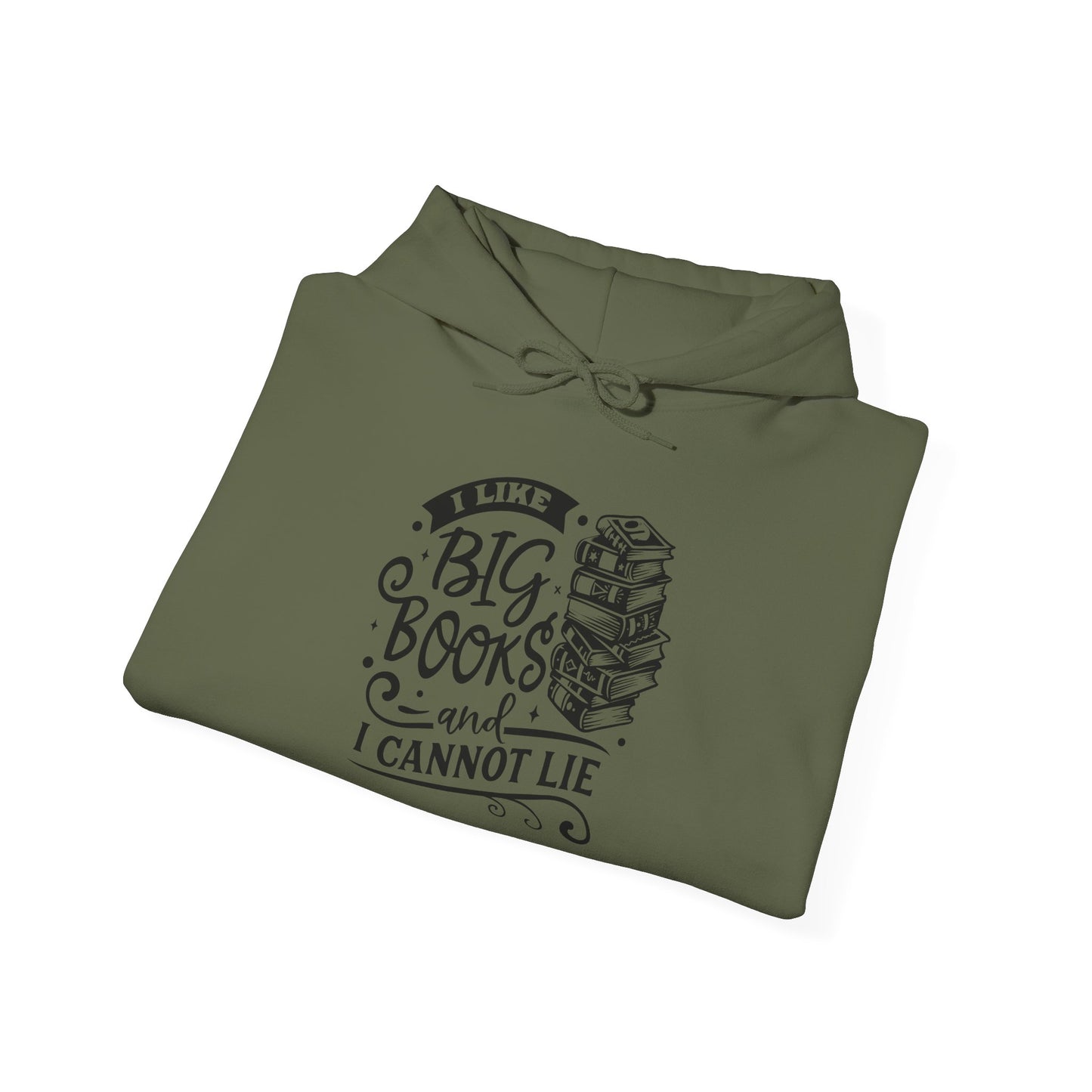 I Like Big Books and I Cannot Lie Hoodie β Cozy Funny Sweatshirt for Bibliophiles and Bookworms