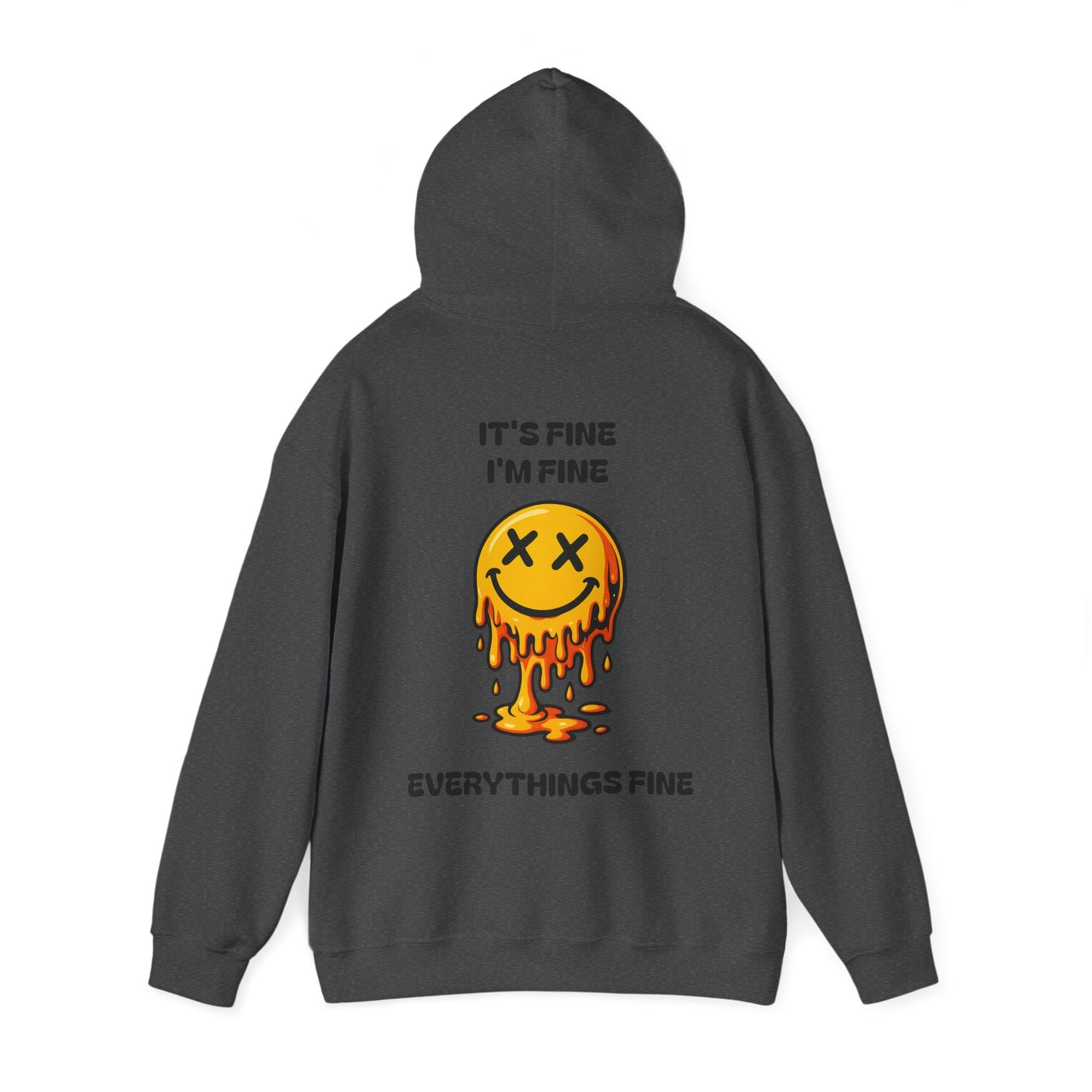 It’s Fine I’m Fine Everything Is Fine Zip Hoodie – Funny Zip Up Sweatshirt