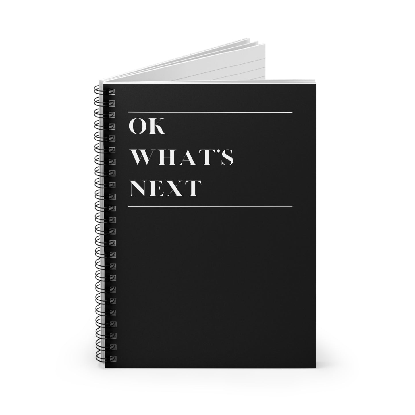 Personalized West Wing Journal – “OK, What’s Next?” Inspirational Notebook for Fans of The West Wing