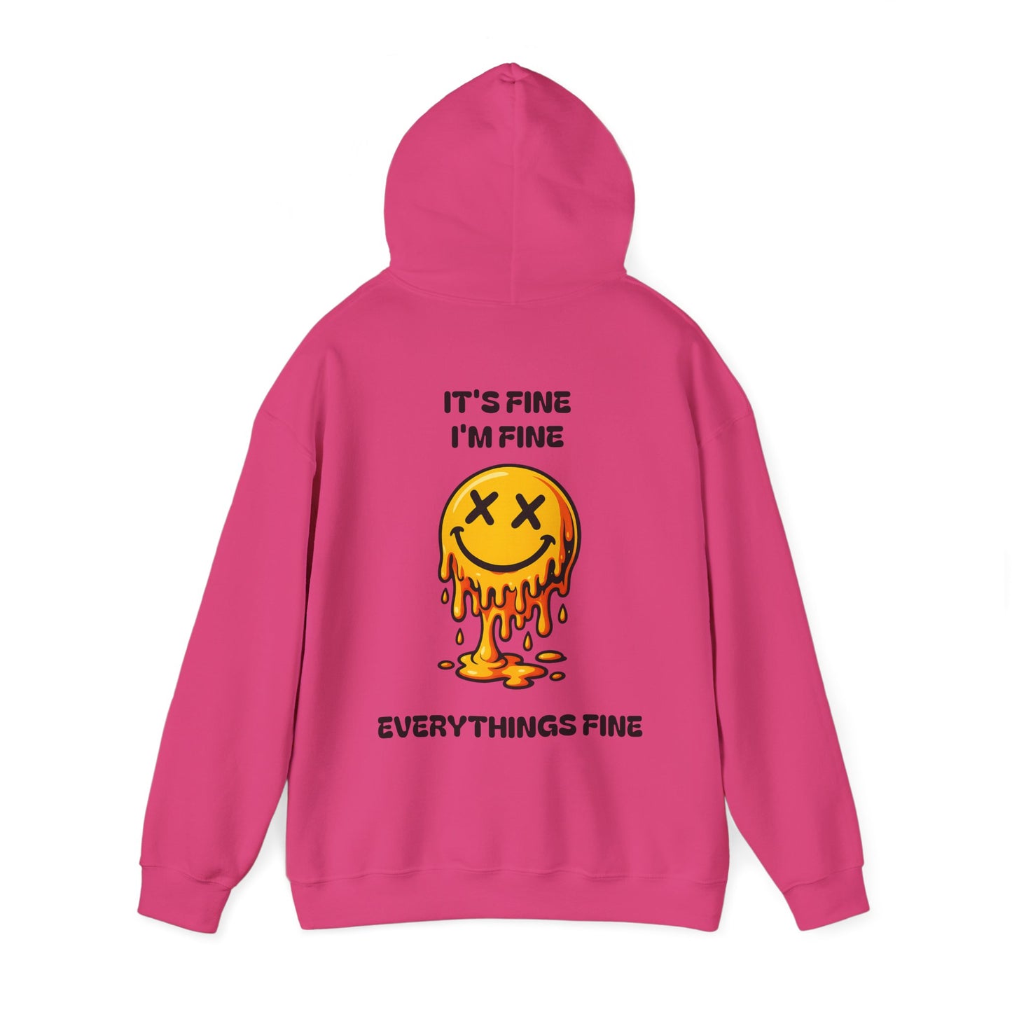 It’s Fine I’m Fine Everything Is Fine Zip Hoodie – Funny Zip Up Sweatshirt