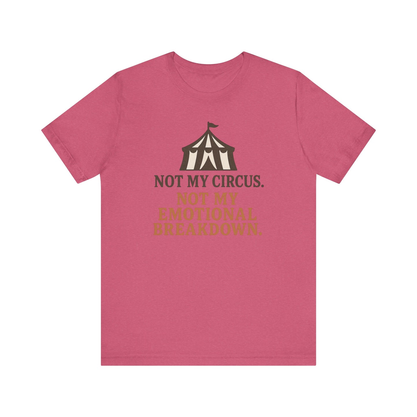 Not My Circus. Not My Emotional Breakdown – T-Shirt