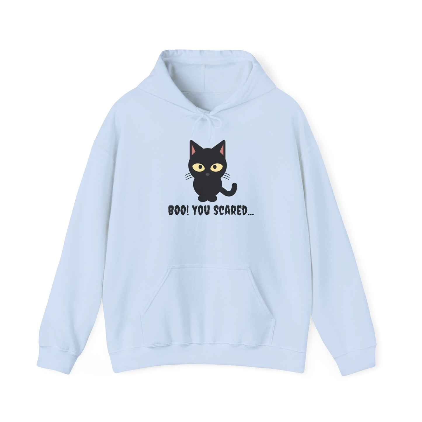 Boo You Scared! Hoodie – Funny Halloween-Inspired Unisex Sweatshirt