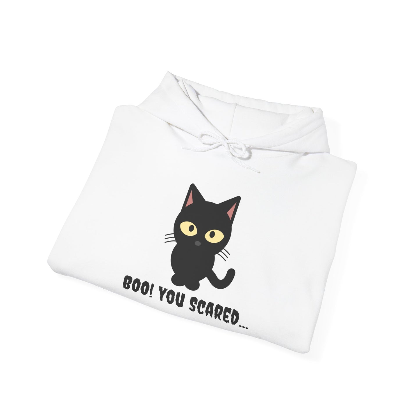 Boo You Scared! Hoodie – Funny Halloween-Inspired Unisex Sweatshirt