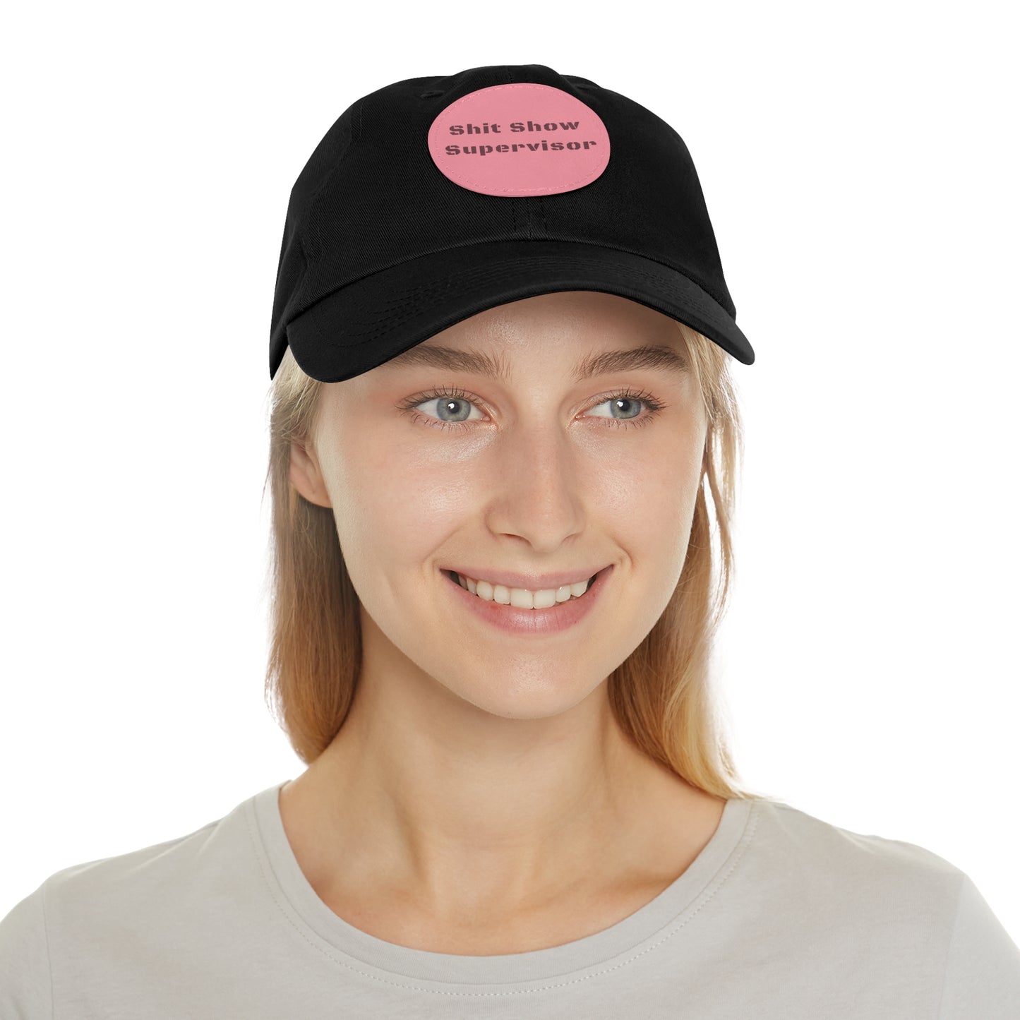 Shit Show Supervisor Hat – Funny Leather Patch Dad Hat for Moms, Dads & Chaos Coordinators