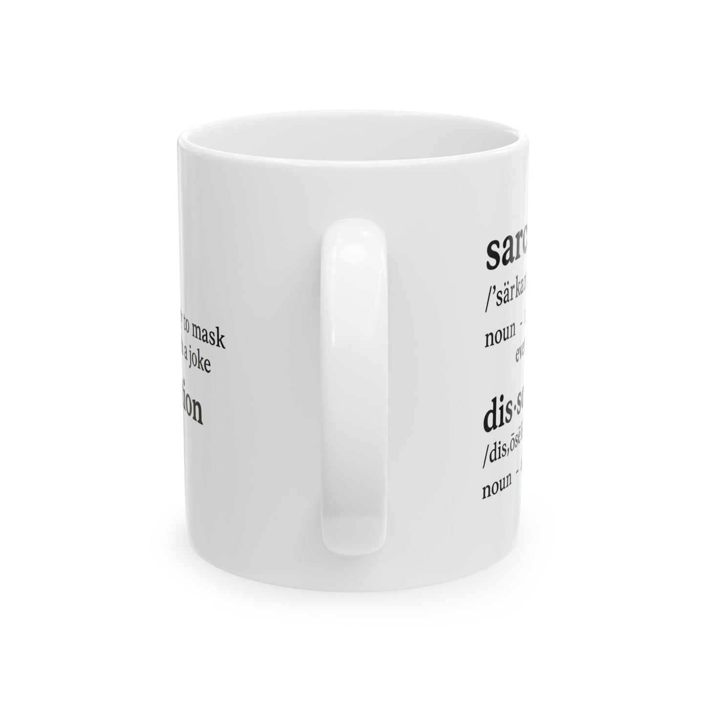 Sarcasm is My First Language Mug – Funny Coffee Cup for Overthinkers and Emotionally Exhausted (11oz & 15oz)