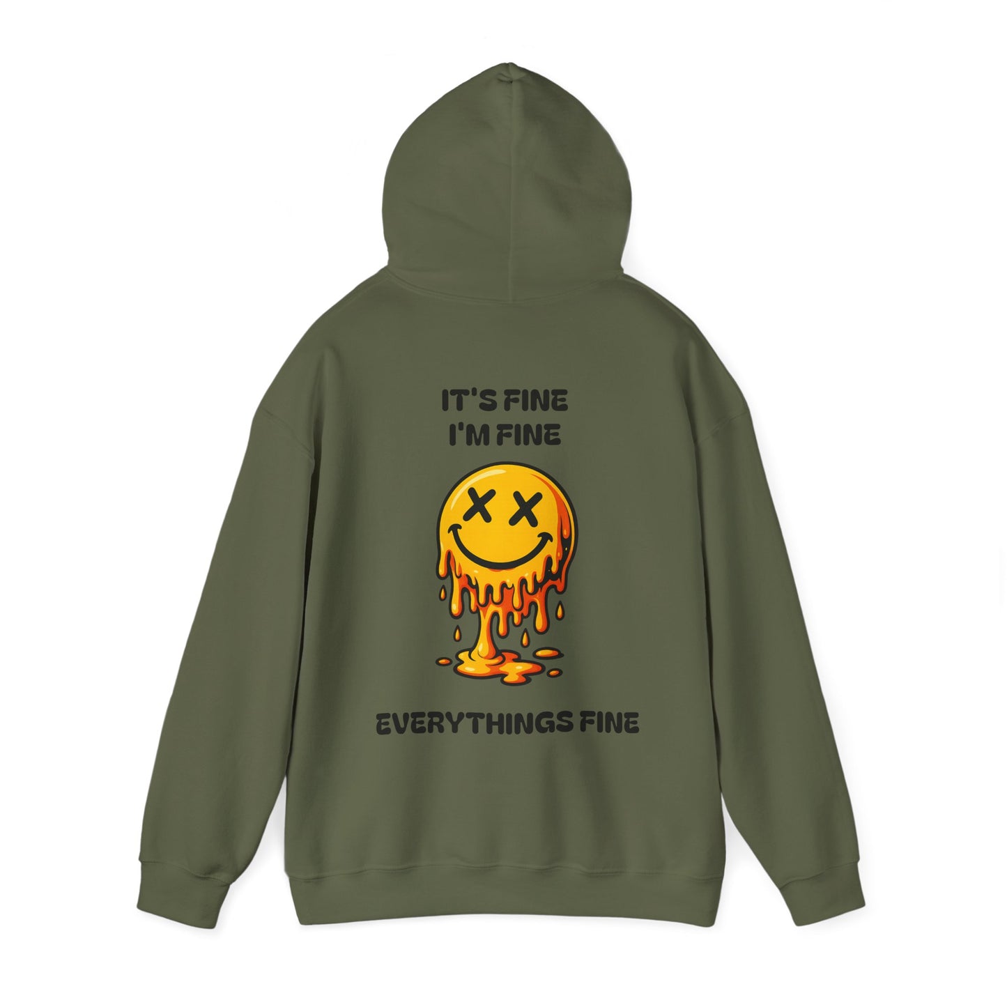 It’s Fine I’m Fine Everything Is Fine Zip Hoodie – Funny Zip Up Sweatshirt
