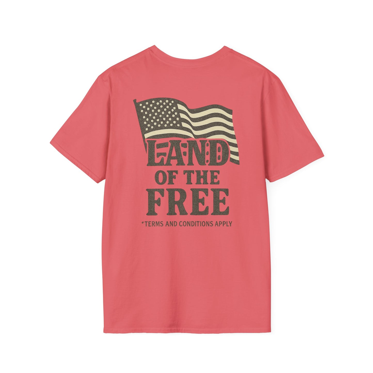 Land of the Free – Satirical American Flag Graphic