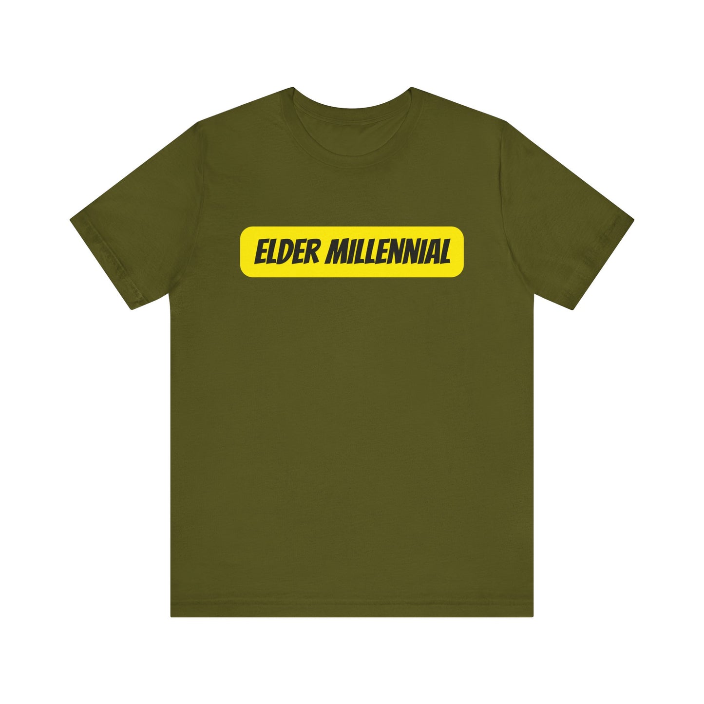 Elder Millennial T-Shirt – Funny Sarcastic Graphic Tee for Gen Y Adults
