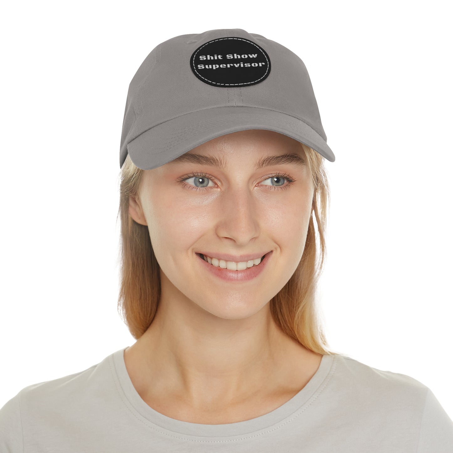 Shit Show Supervisor Hat – Funny Leather Patch Dad Hat for Moms, Dads & Chaos Coordinators