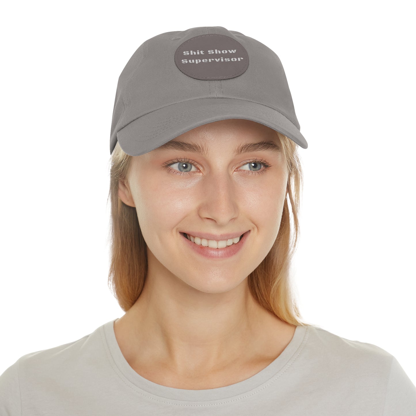 Shit Show Supervisor Hat – Funny Leather Patch Dad Hat for Moms, Dads & Chaos Coordinators