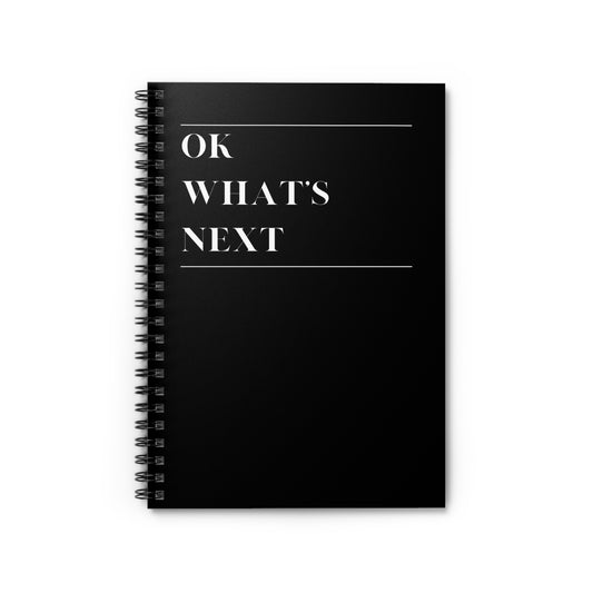 Personalized West Wing Journal – “OK, What’s Next?” Inspirational Notebook for Fans of The West Wing