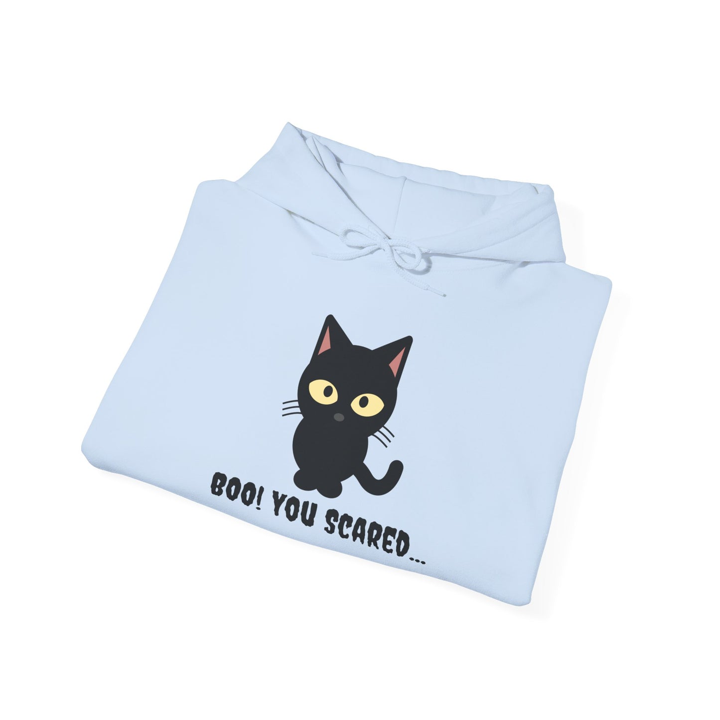 Boo You Scared! Hoodie – Funny Halloween-Inspired Unisex Sweatshirt