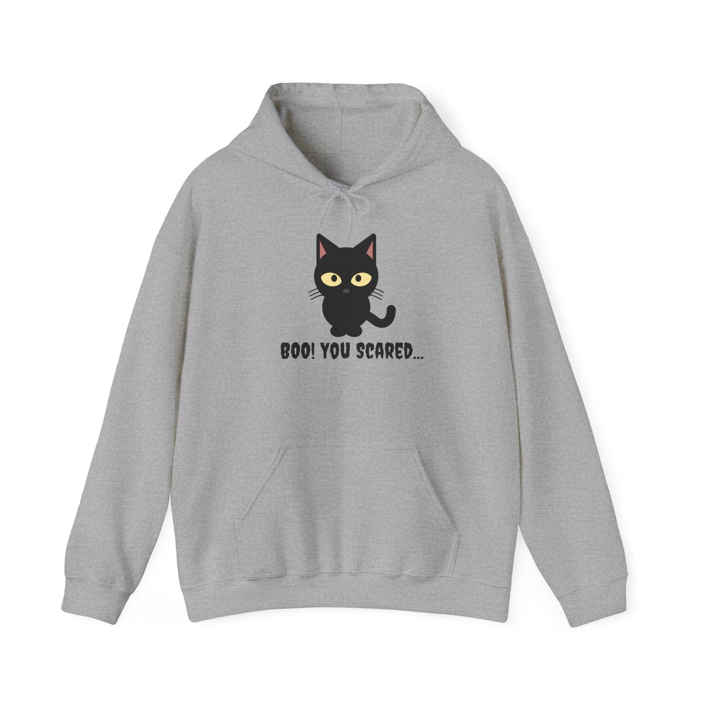 Boo You Scared! Hoodie – Funny Halloween-Inspired Unisex Sweatshirt