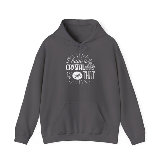I Have a Crystal for That Hoodie – Funny Spiritual Sweatshirt for Mystic Babes and Energy Healers
