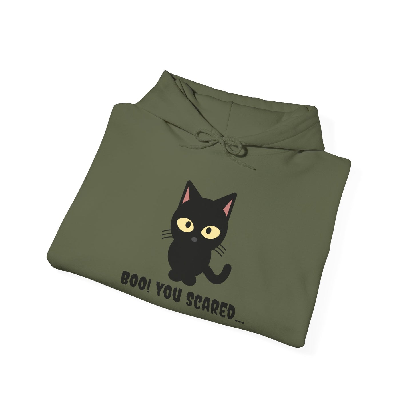 Boo You Scared! Hoodie – Funny Halloween-Inspired Unisex Sweatshirt