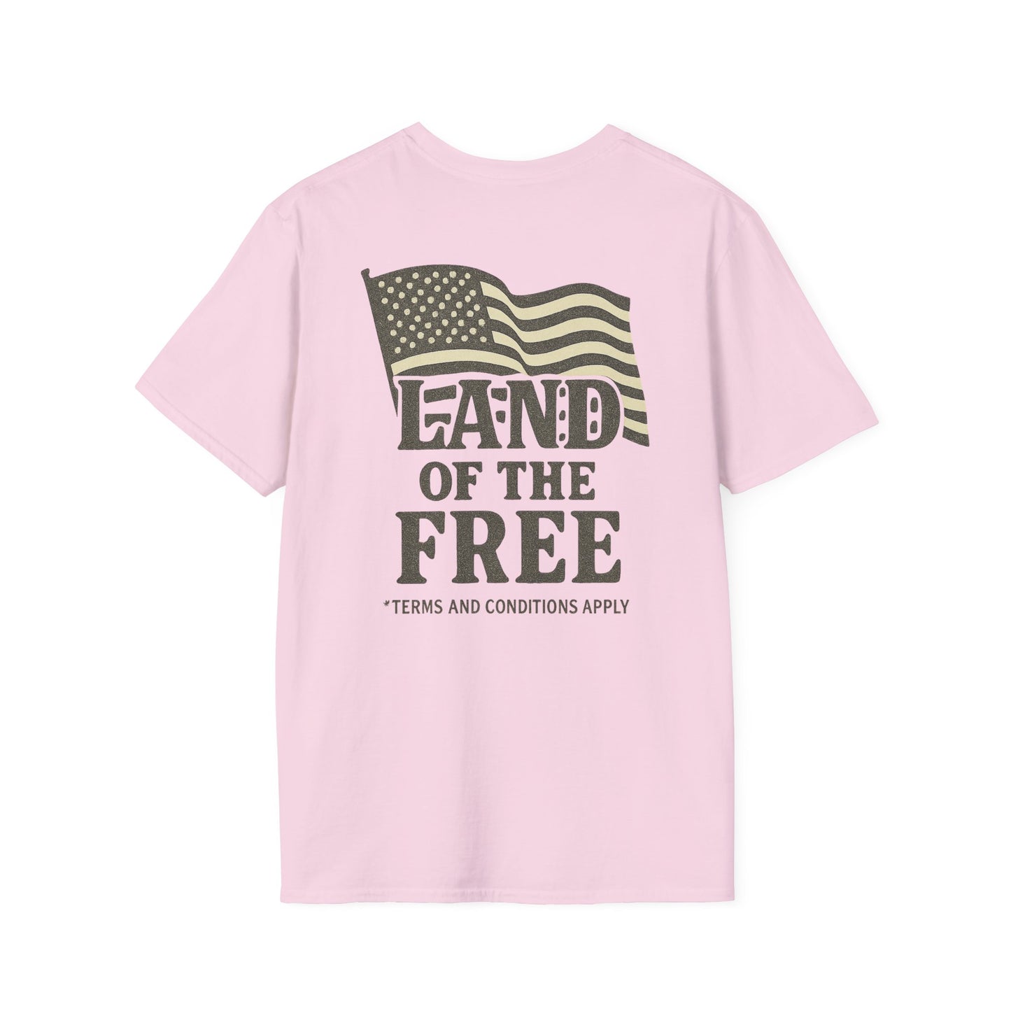Land of the Free – Satirical American Flag Graphic