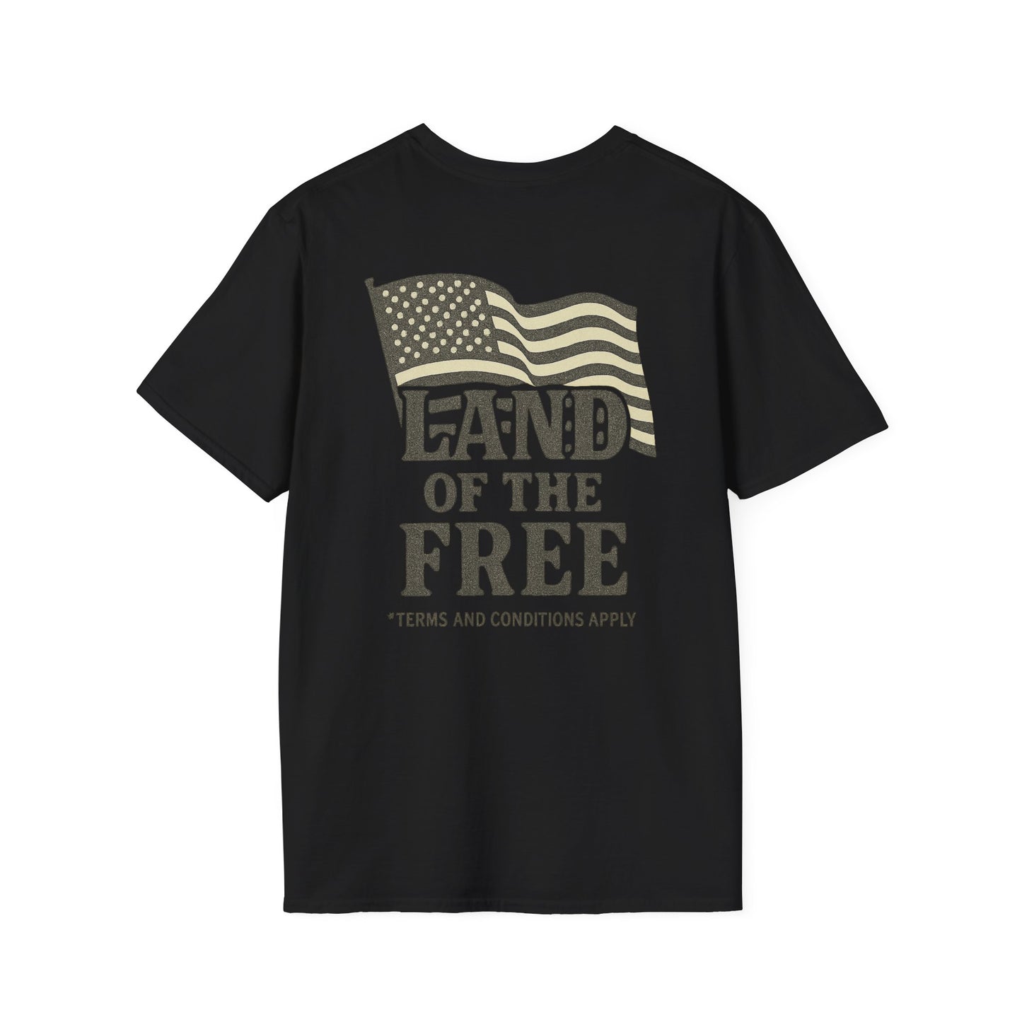 Land of the Free – Satirical American Flag Graphic