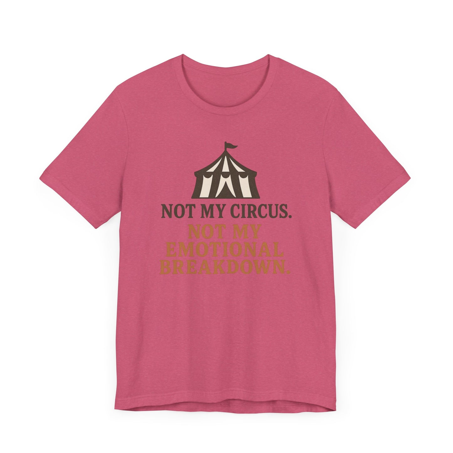Not My Circus. Not My Emotional Breakdown – T-Shirt