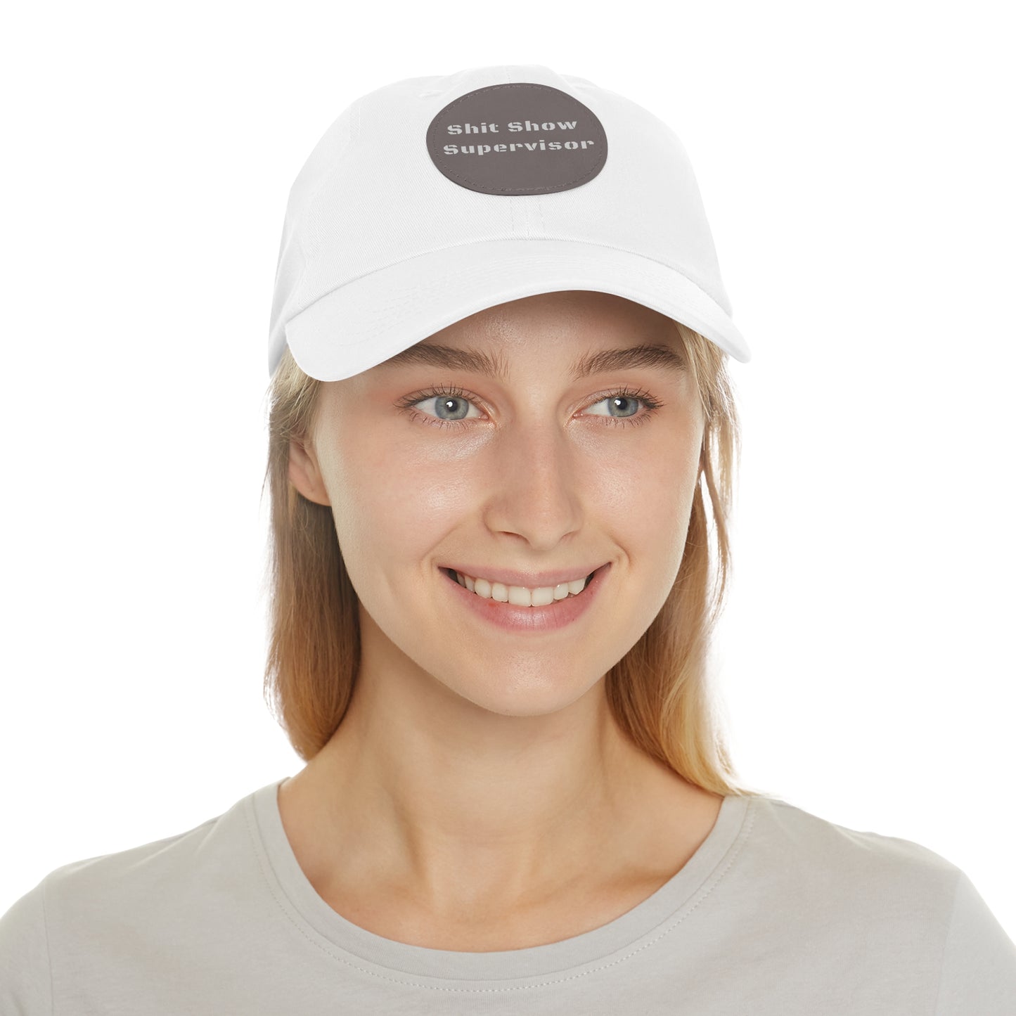 Shit Show Supervisor Hat – Funny Leather Patch Dad Hat for Moms, Dads & Chaos Coordinators