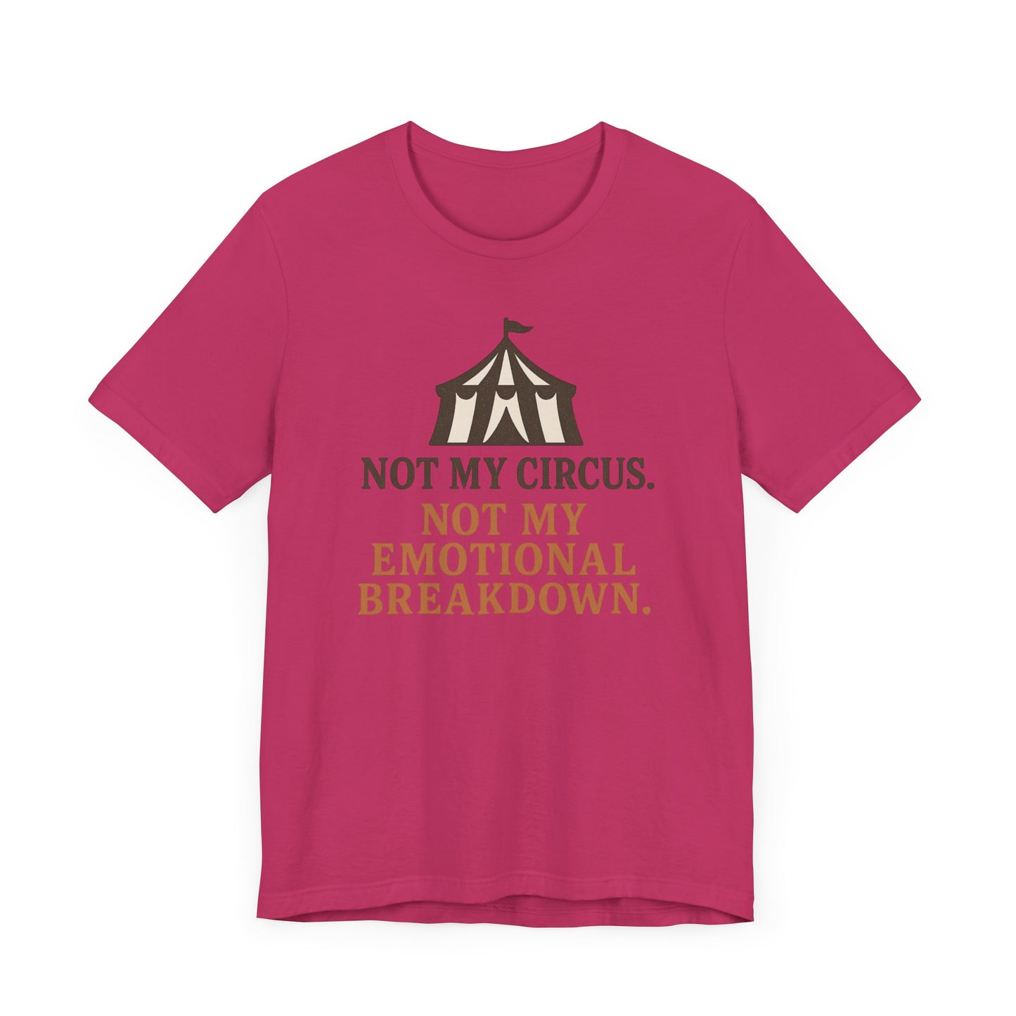 Not My Circus. Not My Emotional Breakdown – T-Shirt