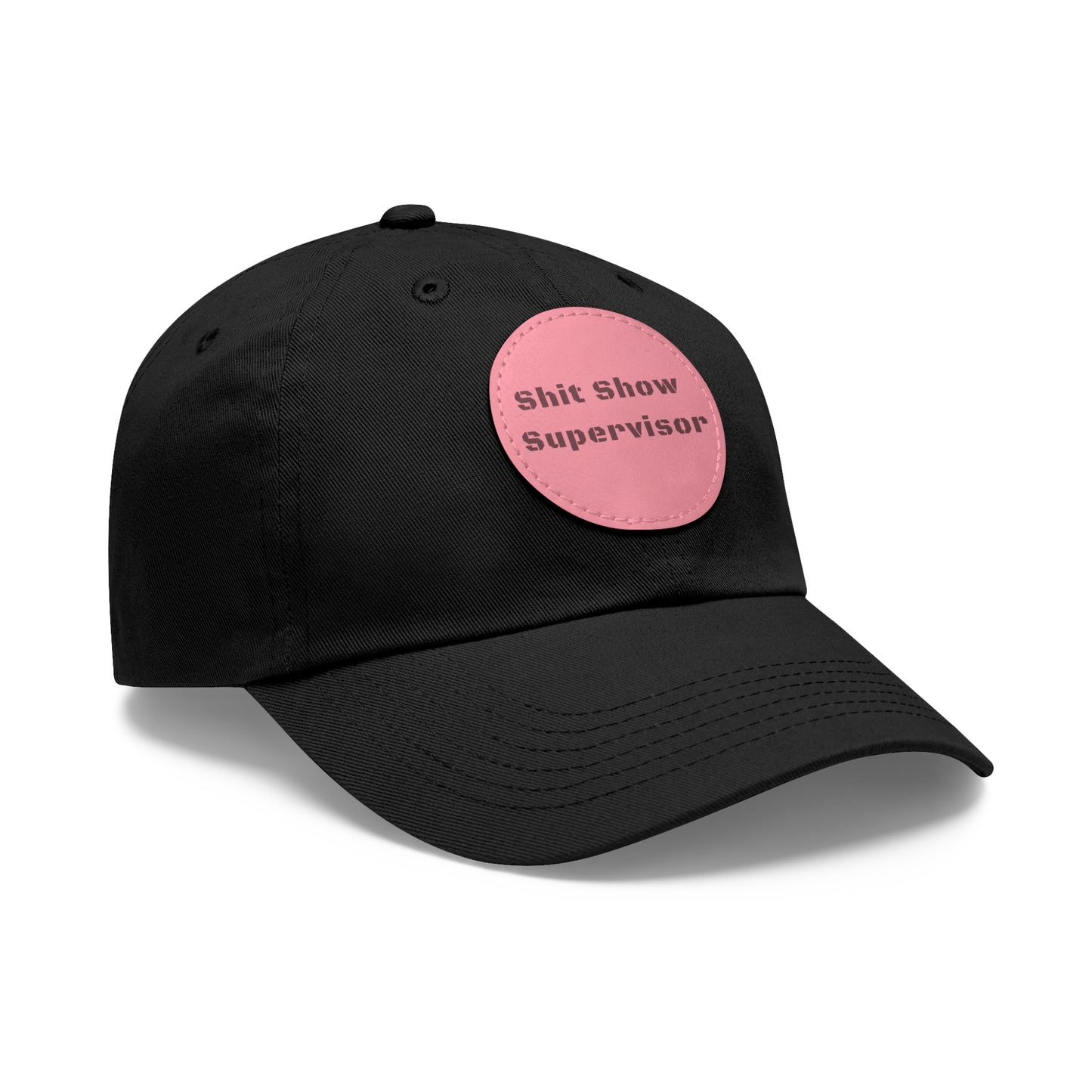 Shit Show Supervisor Hat – Funny Leather Patch Dad Hat for Moms, Dads & Chaos Coordinators