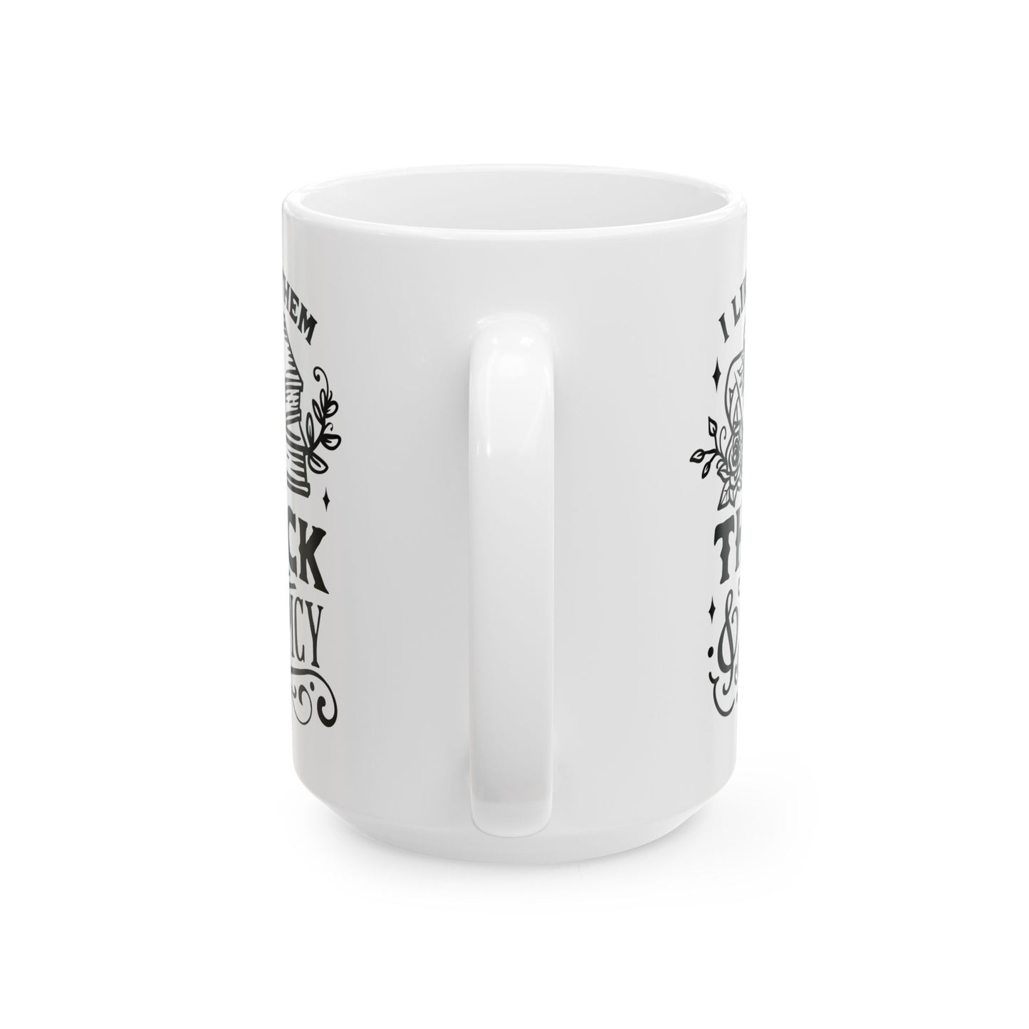 I Like Them Thick and Spicy Mug – Funny Coffee Cup for Book Nerds and Lit Lovers (11oz & 15oz)