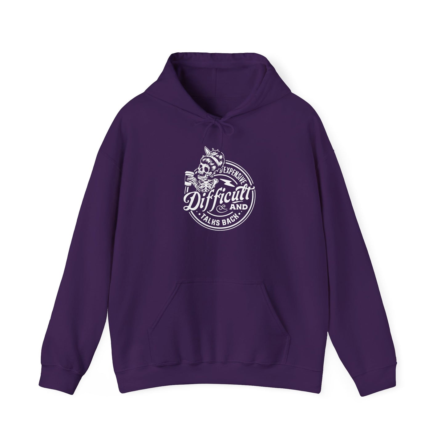 Expensive, Difficult, and Talks Back Hoodie – Funny Sarcastic Gift for Women Who Know They’re Worth It
