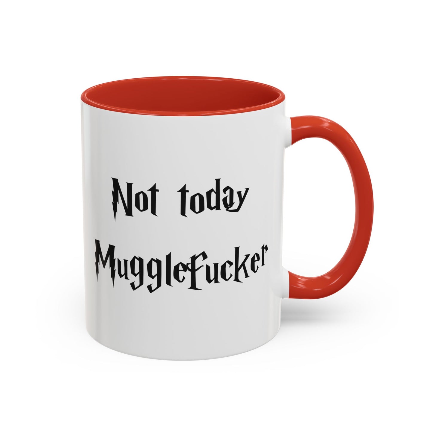 Not Today MuggleF*cker Mug – Funny Wizard-Inspired Fantasy Coffee Cup for Adults