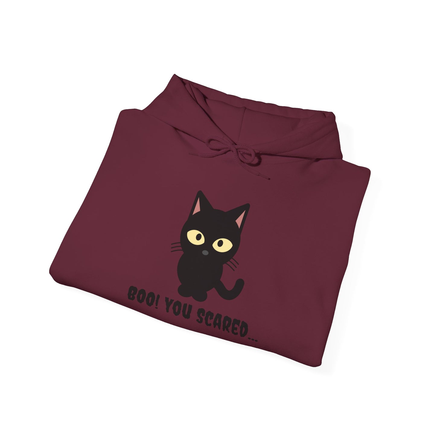 Boo You Scared! Hoodie – Funny Halloween-Inspired Unisex Sweatshirt