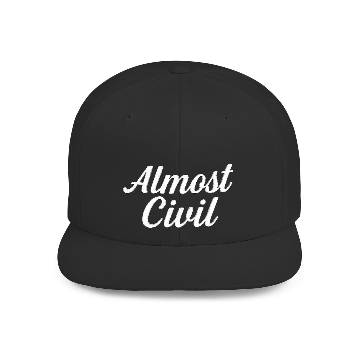 Almost Civil Snapback Hat – Signature Collection Headwear