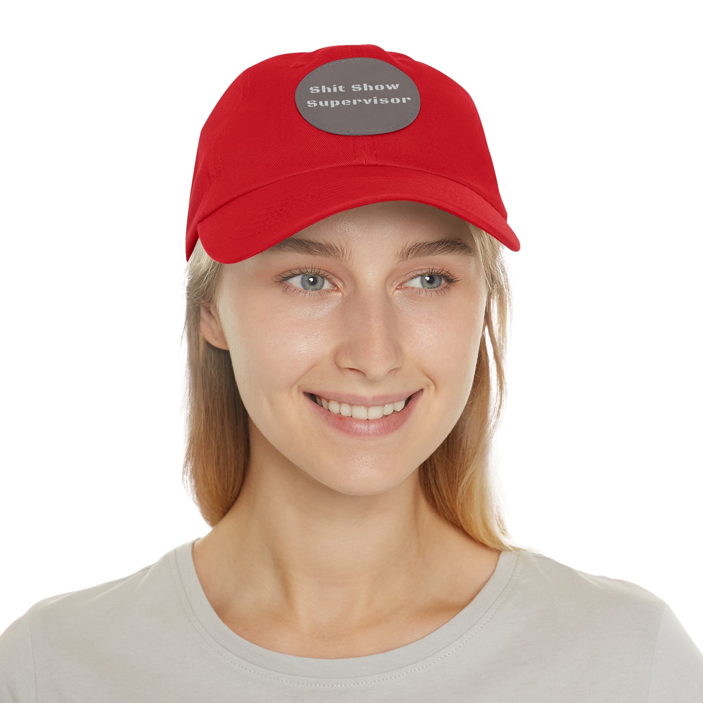 Shit Show Supervisor Hat – Funny Leather Patch Dad Hat for Moms, Dads & Chaos Coordinators